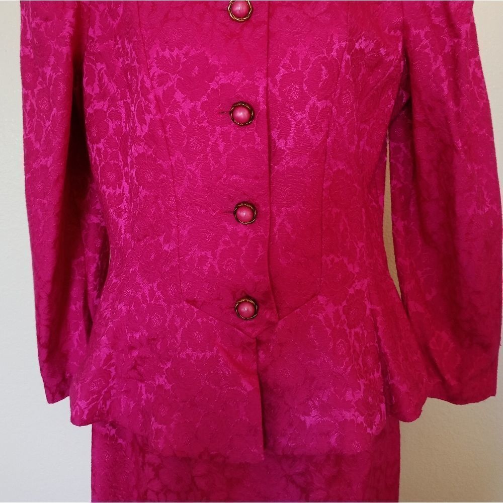 80s Peplum Skirt Set View 5